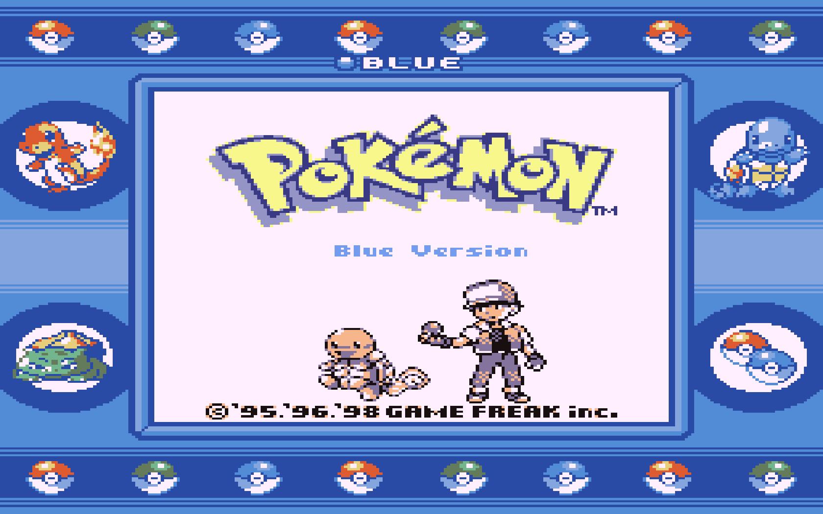 Pokemon Blue Super GameBoy